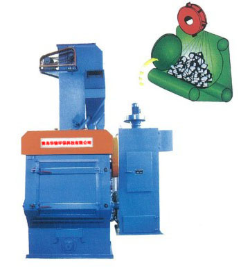 Q326履帶式拋丸機(jī)整機(jī)圖 Q326履帶式拋丸機(jī)整機(jī)圖