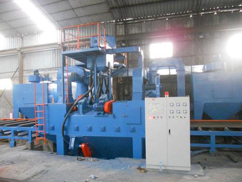 球磨鑄鐵管件井蓋通過式拋丸機 球磨鑄鐵管件井蓋通過式拋丸機