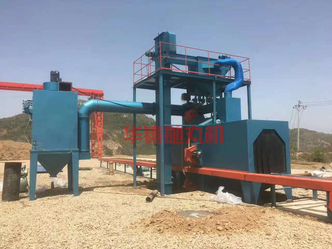 H型鋼拋丸機案例使用現場圖 H型鋼拋丸機案例使用現場圖