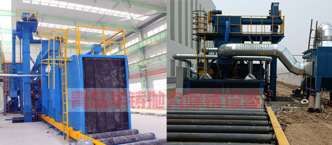 圖三,通過式拋丸除銹設備 圖三,通過式拋丸除銹設備