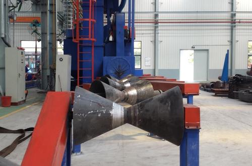 鋼管外壁噴砂機 鋼管外壁噴砂機