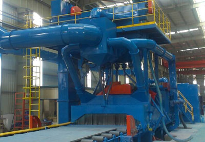 鋼板預處理生產線-鋼板拋丸機 鋼板預處理生產線-鋼板拋丸機